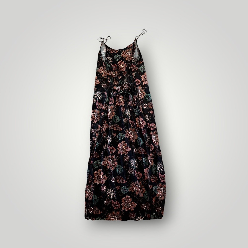 Carve Designs Macy Maxi Dress Women Large Black Floral Ecovero Sustainable Beach - Picture 4 of 10